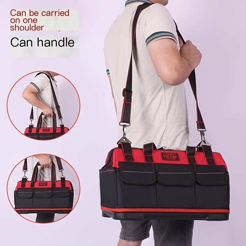 Home Improvement Warehouse - A Red Electrician'S Tool Bag Available