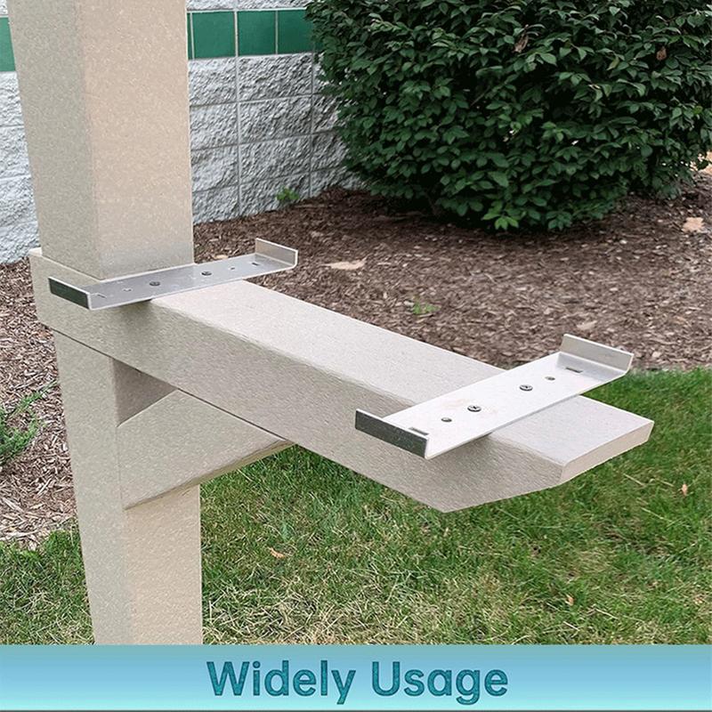 Home Improvement Tools - Mailbox Post Kit 2 Pieces Aluminum