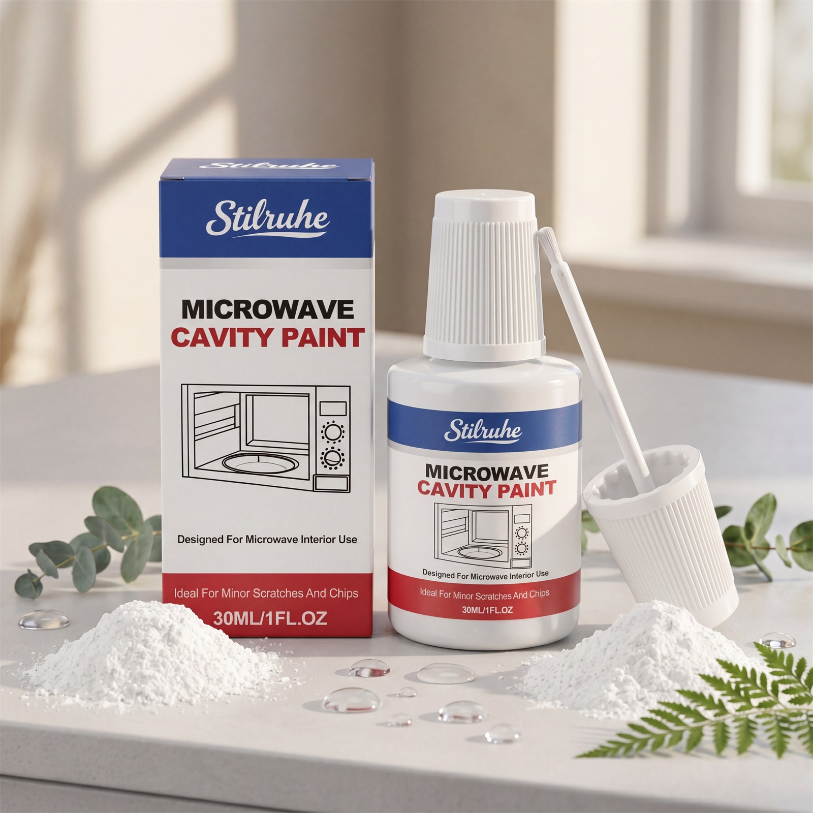 Home Improvement Mall - Special Heat-Resistant Paint for Microwave Cavity,
