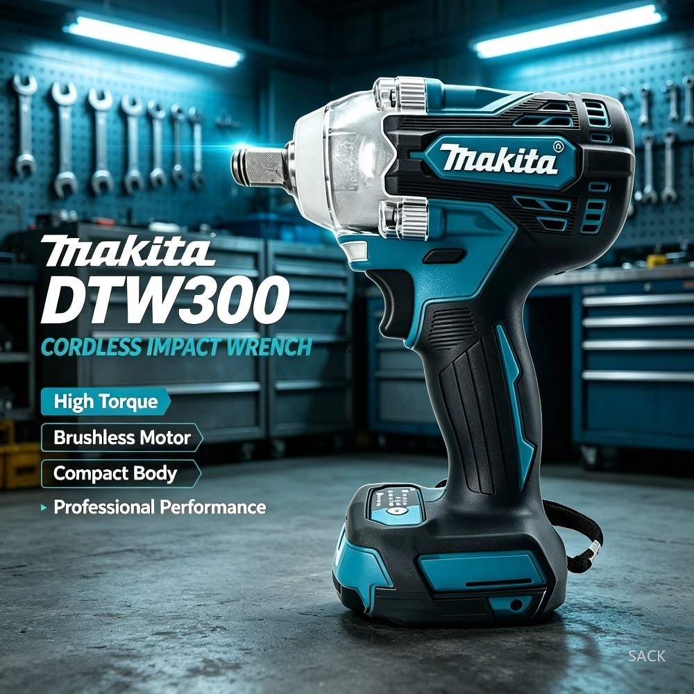 Makita Drill Dtw300 - Makita DTW300 330N.M Brushless Cordless Impact