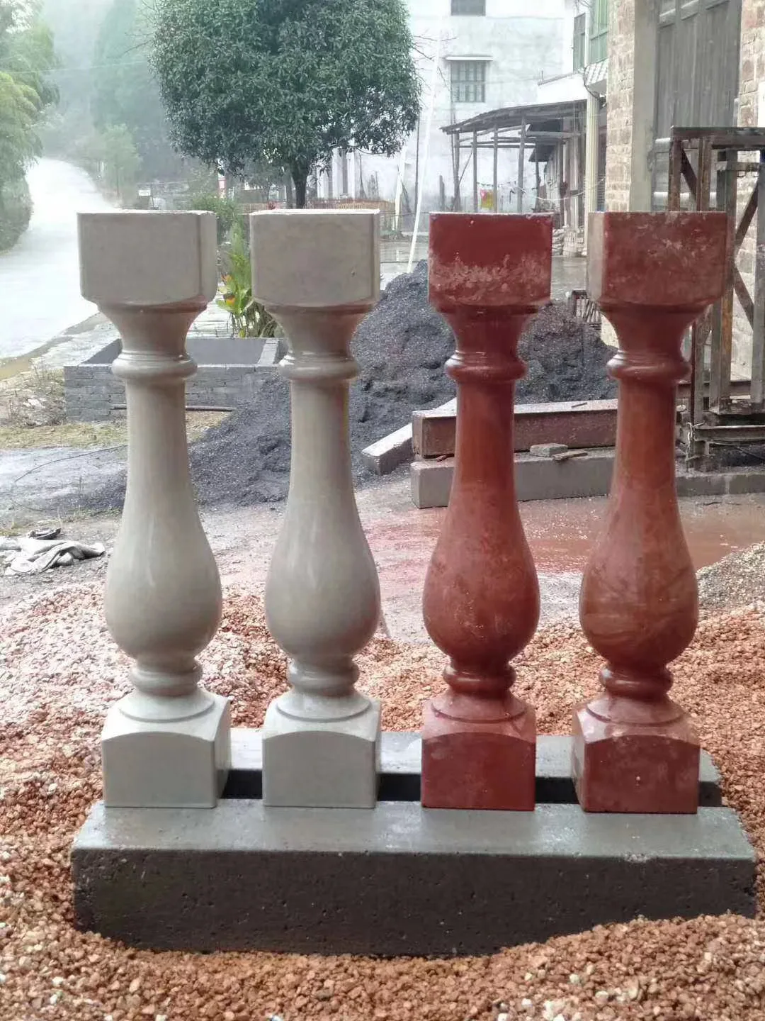 Set of 3 Plastic Precast Concr - Home Improvement Fence ulasan dan harga