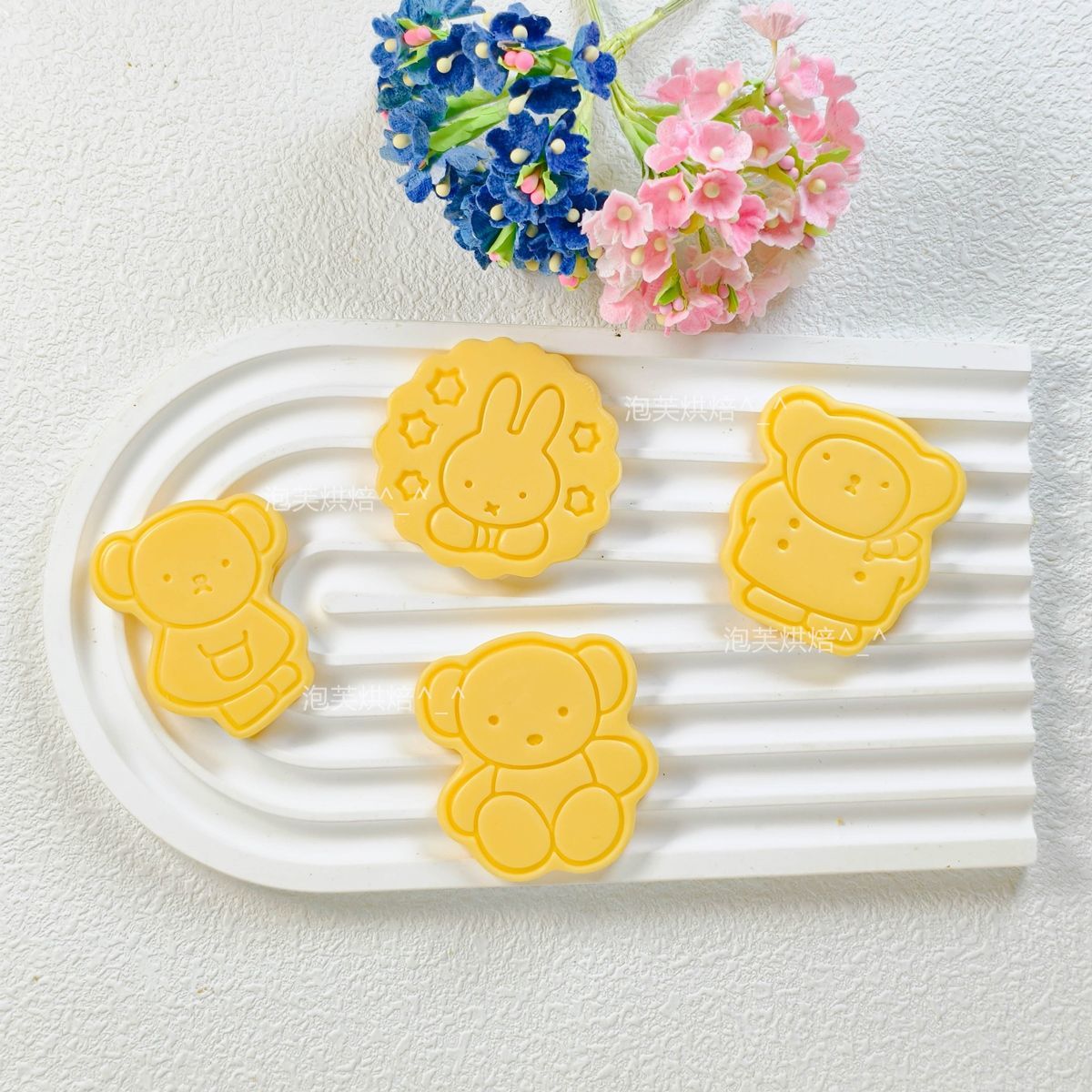 Cute 3D Press Cookie Mold with - Home Improvement Kids ulasan dan harga