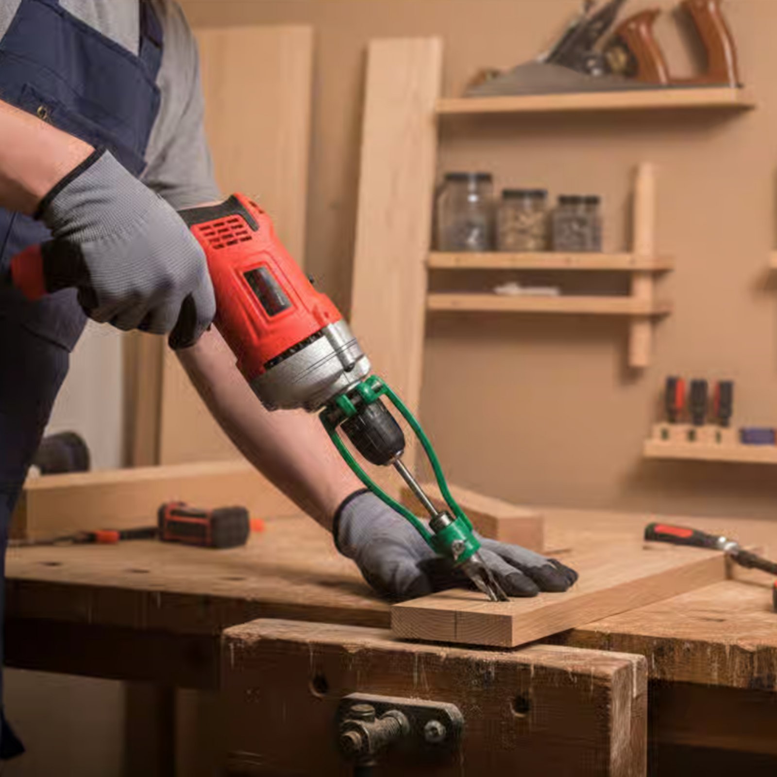 Square Hole Drill Adapter All- - Home Improvement Cast ulasan dan harga