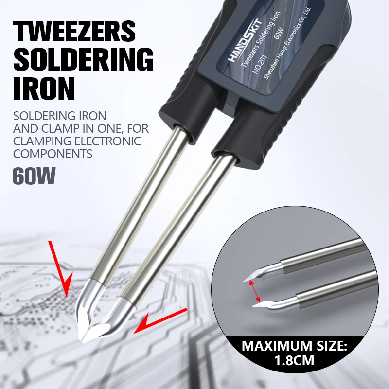 T12 Soldering Station Tweezers - Home Improvement Tools ulasan dan harga