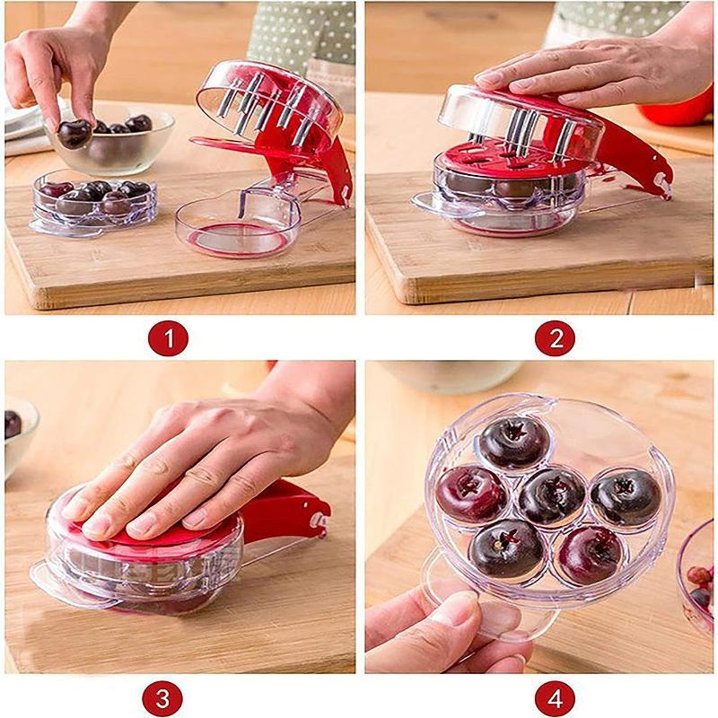 Cherry Pitter Tool 6 Slots Fas - Home Improvement House ulasan dan harga