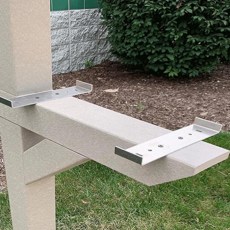 Mailbox Post Kit 2 Pieces Alum - Home Improvement Tools ulasan dan harga