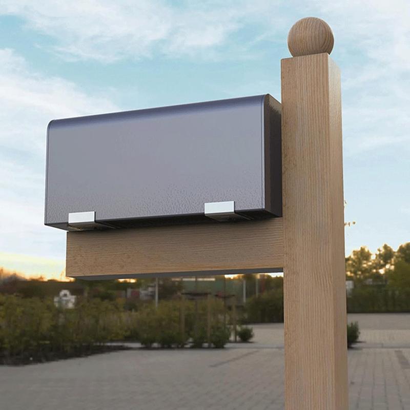 Mailbox Post Kit 2 Pieces Alum - Home Improvement Tools ulasan dan harga