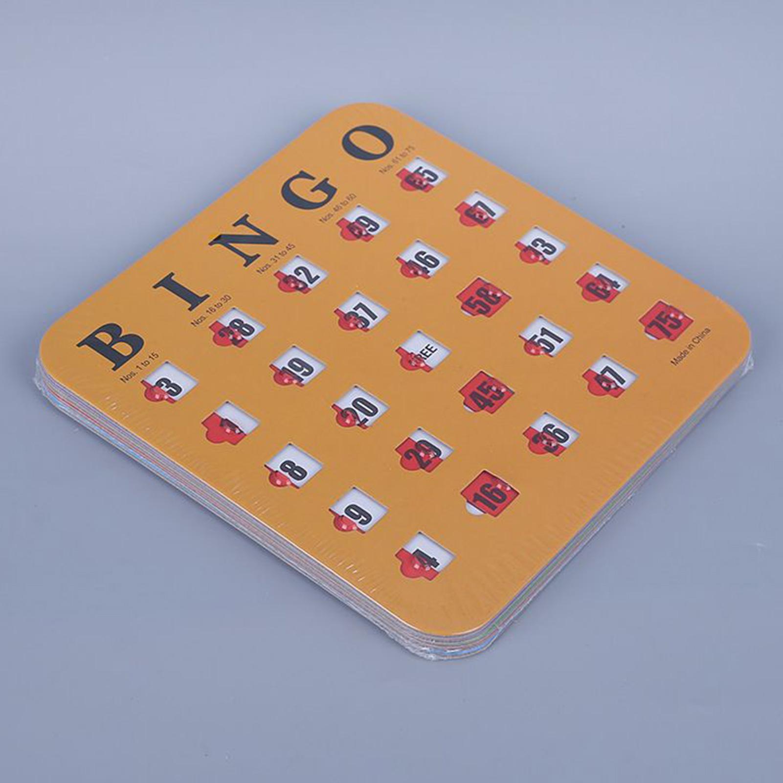 5pcs Sliding Bingo Game Cards  - Home Improvement Game ulasan dan harga