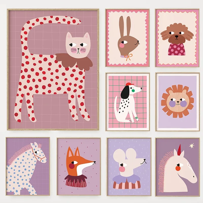 Cartoon Cute Animals Illustrat - Home Improvement Kids ulasan dan harga
