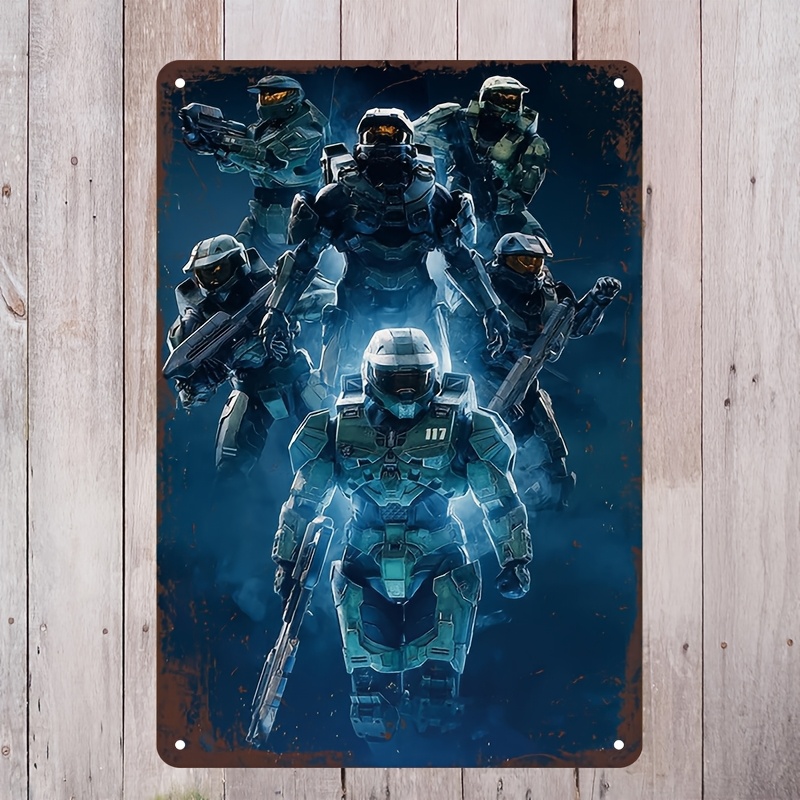 Halo-Inspired Metal Wall Art S - Home Improvement Game ulasan dan harga
