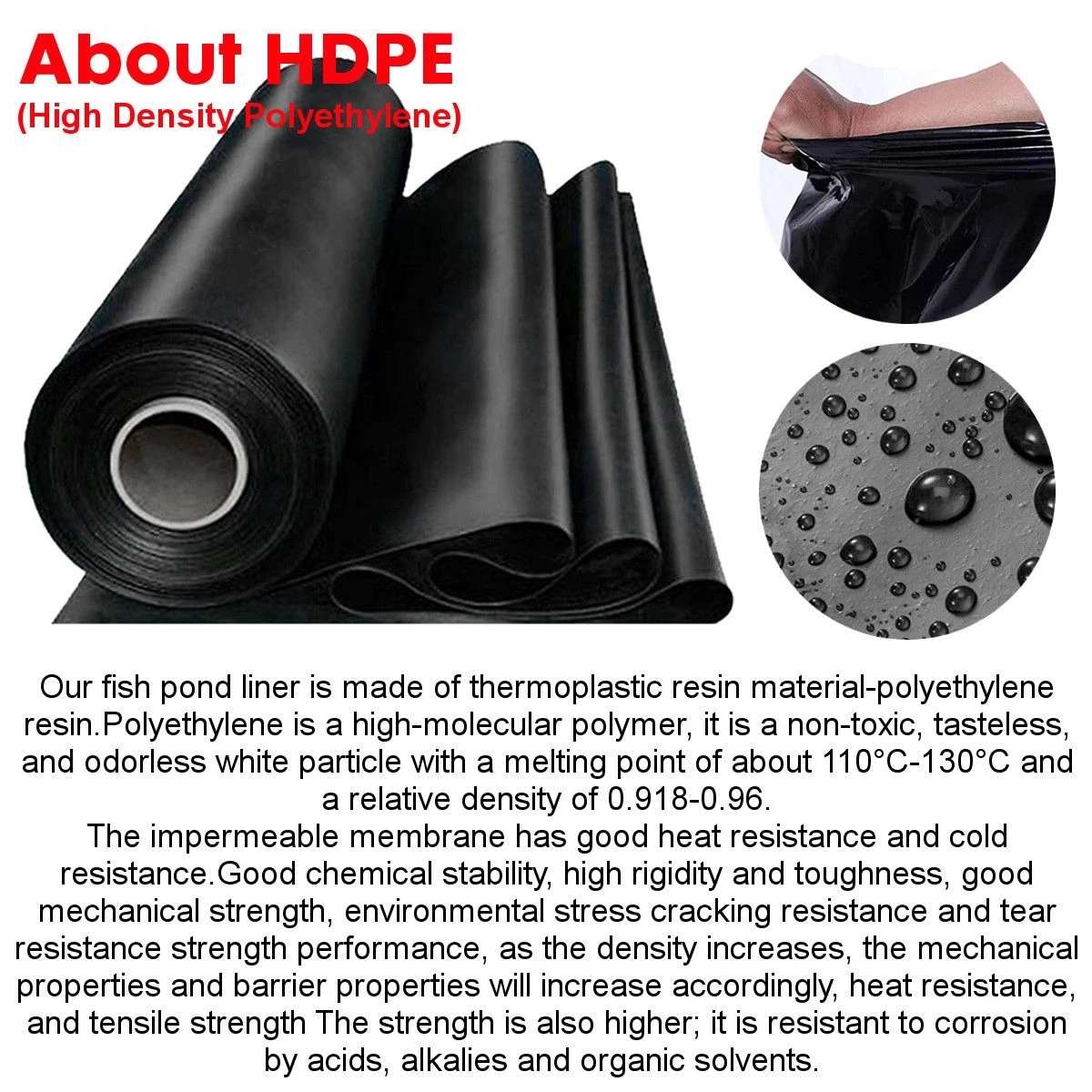 Thick HDPE Waterproof Membrane - Home Improvement Mall ulasan dan harga
