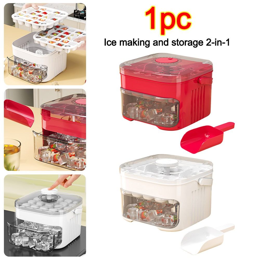 50-Cube Ice Maker with Easy Pr - Home Improvement Mall ulasan dan harga