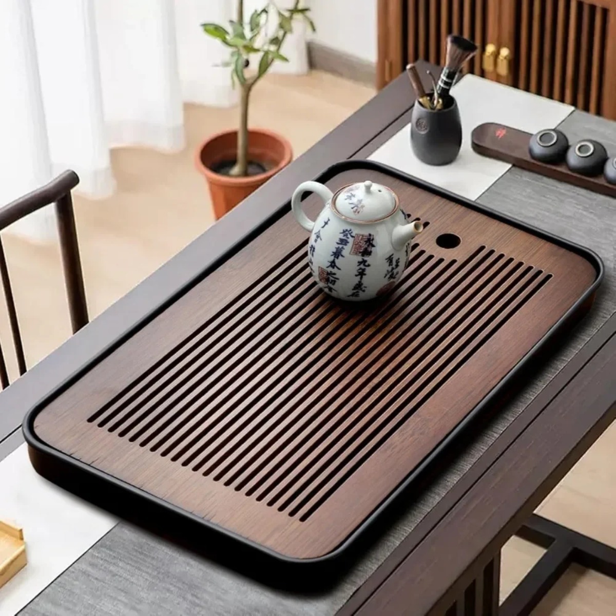 Portable Detachable Bamboo Tea - Home Improvement Mall ulasan dan harga
