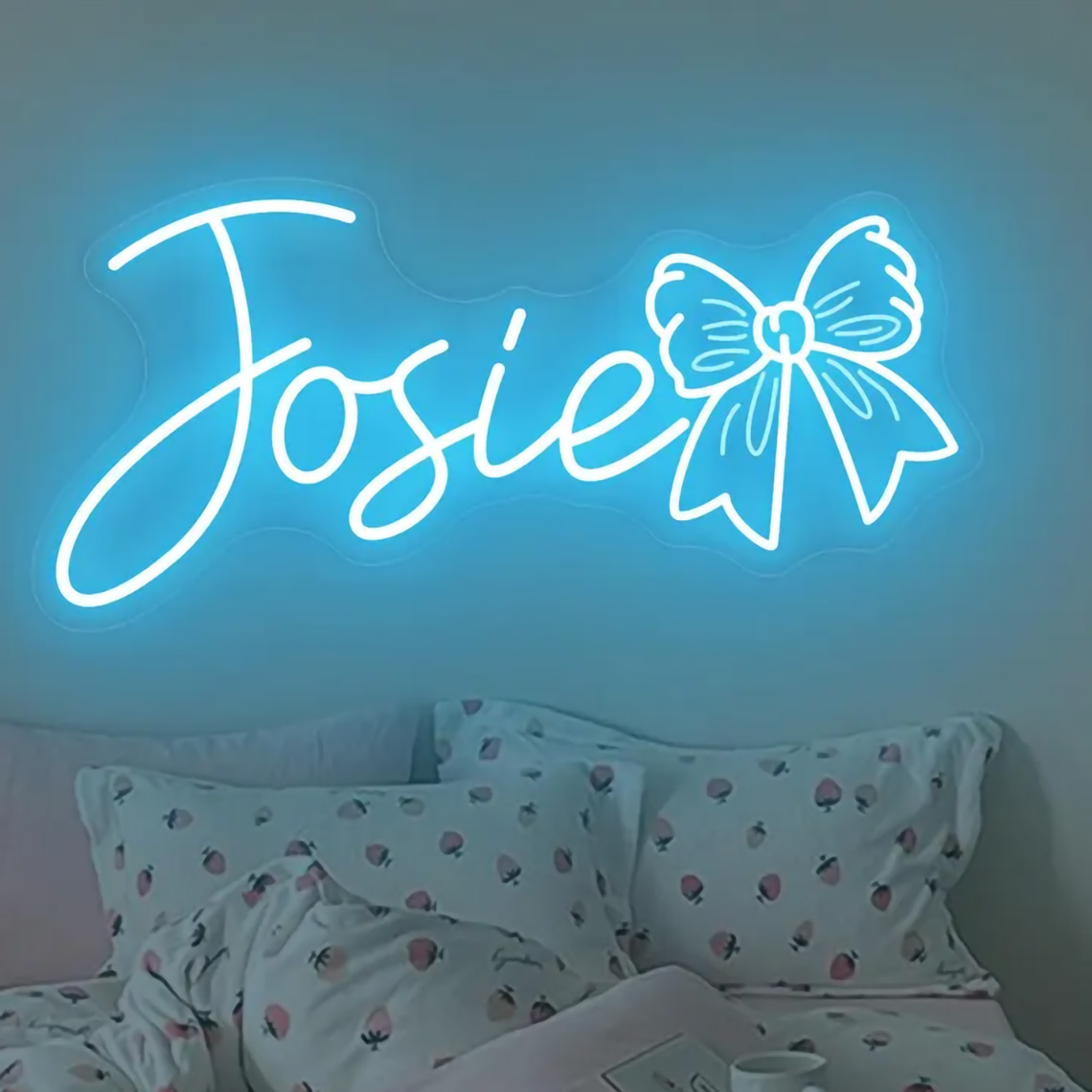 Custom Bow Name Neon Sign for  - Home Improvement Kids ulasan dan harga
