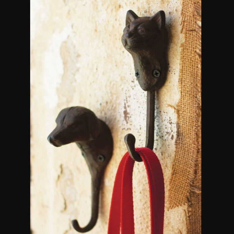 1pc Rustic Cast Iron Hook Dog/ - Home Improvement Cast ulasan dan harga