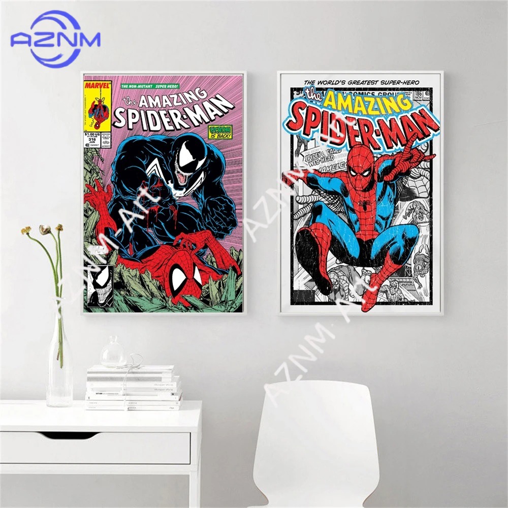 Movie Poster Superhero Canvas  - Home Improvement Kids ulasan dan harga