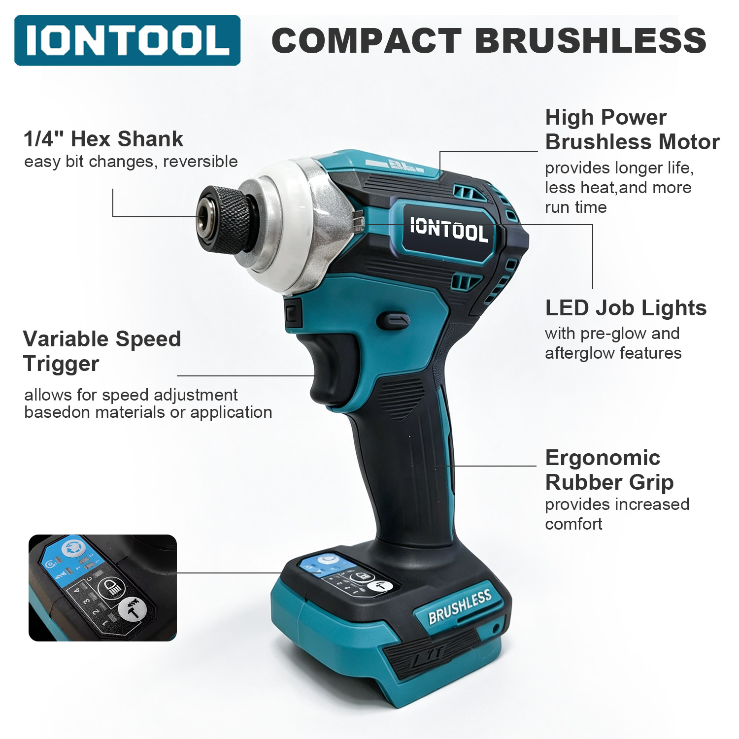 IONTOOL 3600RPM Brushless Cord - Home Improvement Warehouse ulasan dan harga