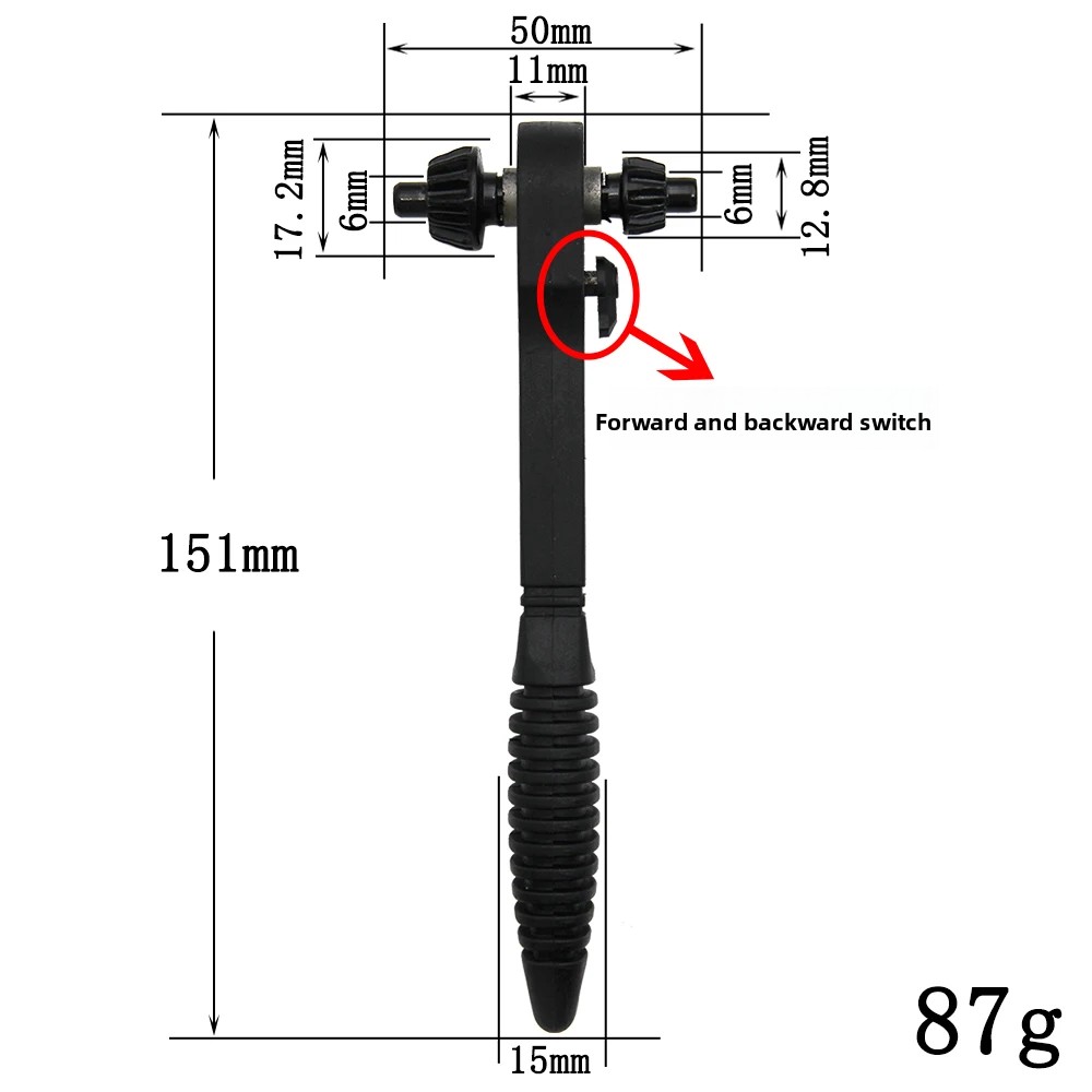 Black Two-in-One Ratchet Drill - Home Improvement Warehouse ulasan dan harga