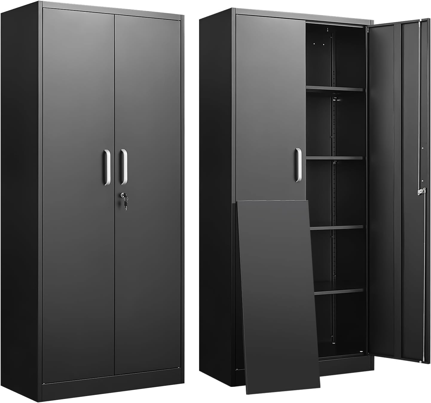 Metal Storage Cabinet With Adj - Home Improvement House ulasan dan harga