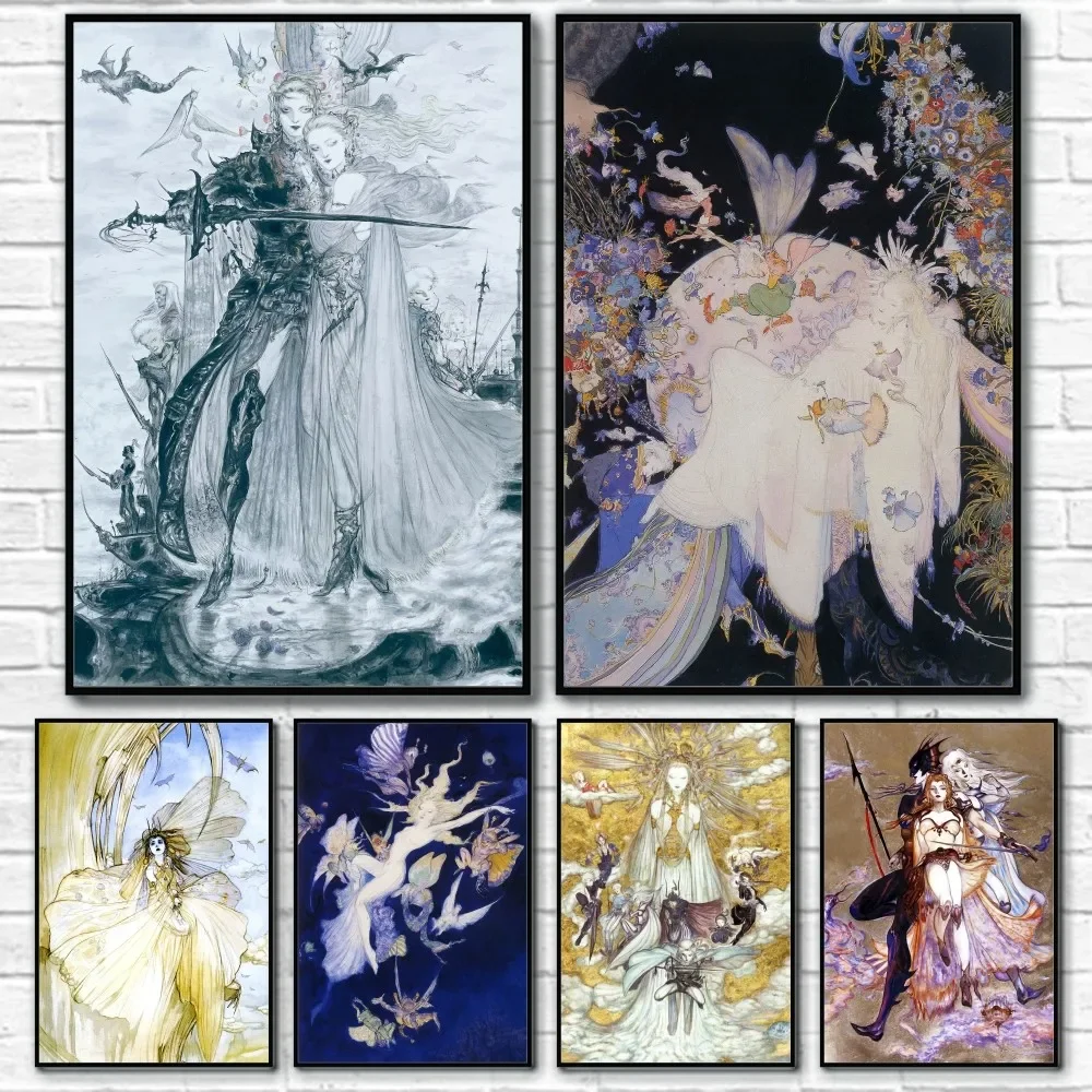 Yoshitaka Amano Final Fantasy  - Home Improvement Game ulasan dan harga