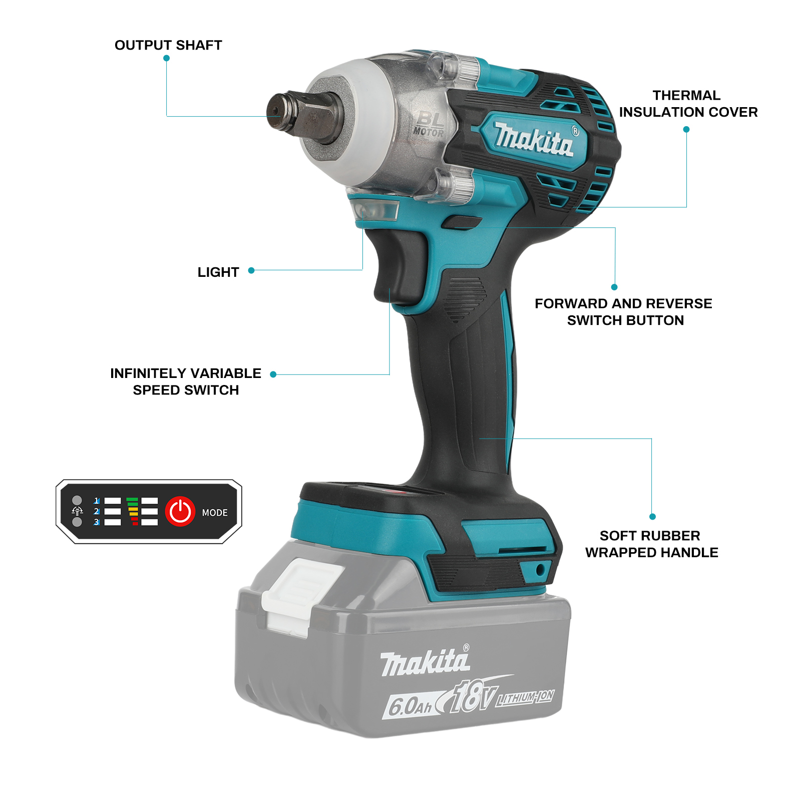 Makita DTW300 18V Cordless Imp - Makita Drill Dtw300 ulasan dan harga