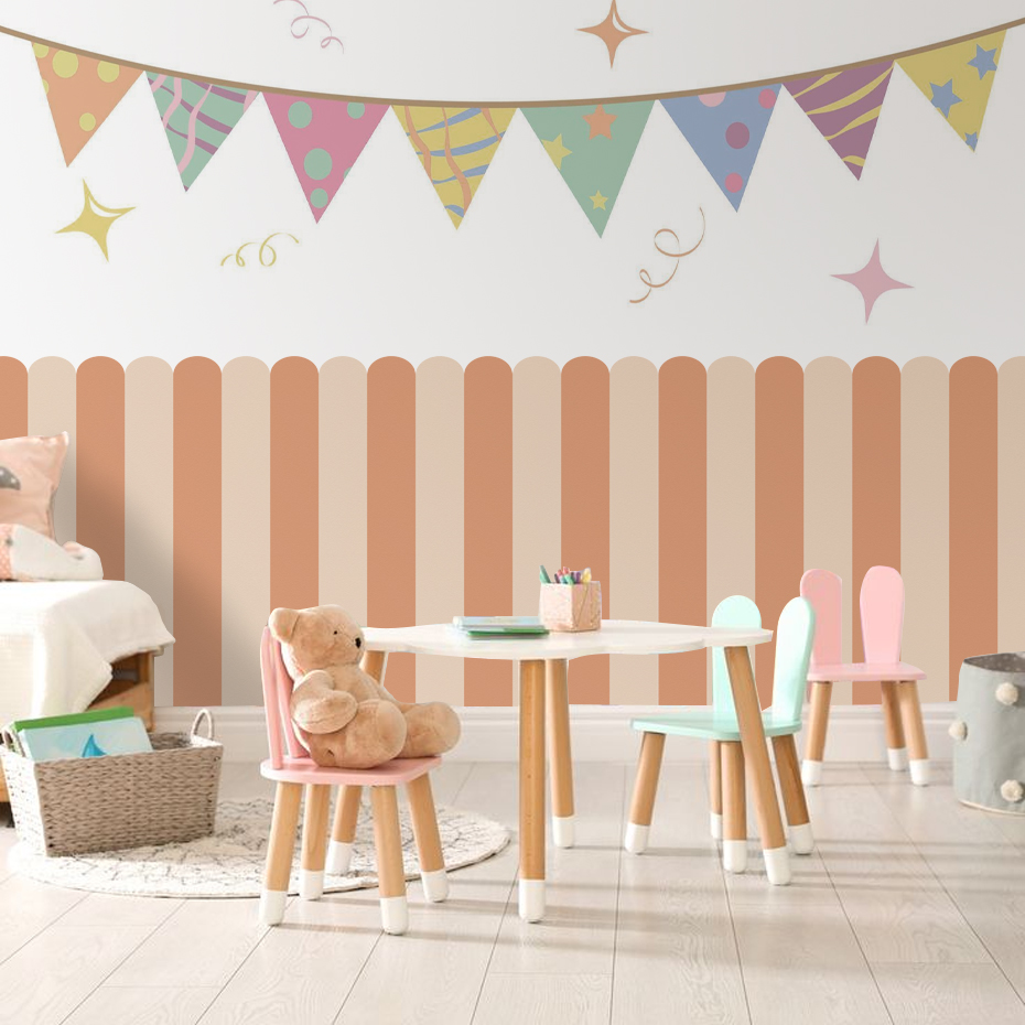Multicolor Vertical Striped Ar - Home Improvement Kids ulasan dan harga