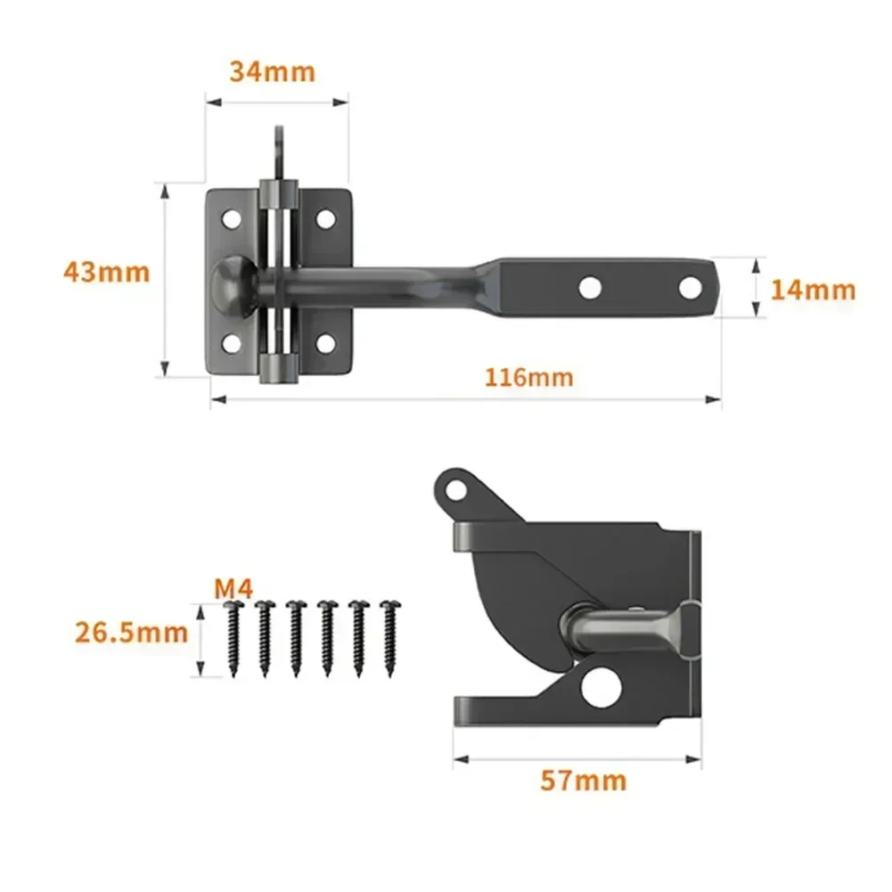 Fence Latch Doors Lock Fence L - Home Improvement Fence ulasan dan harga