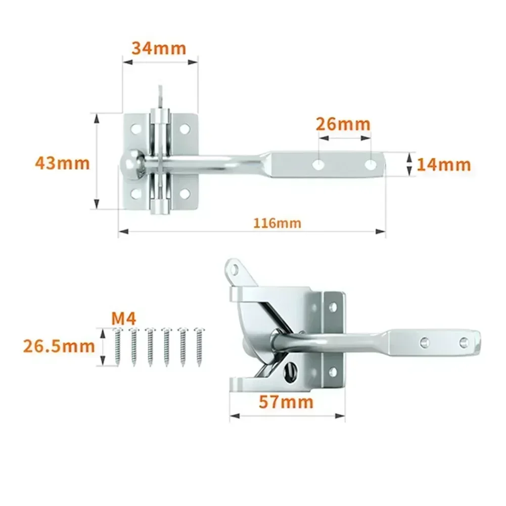 Fence Latch Doors Lock Fence L - Home Improvement Fence ulasan dan harga