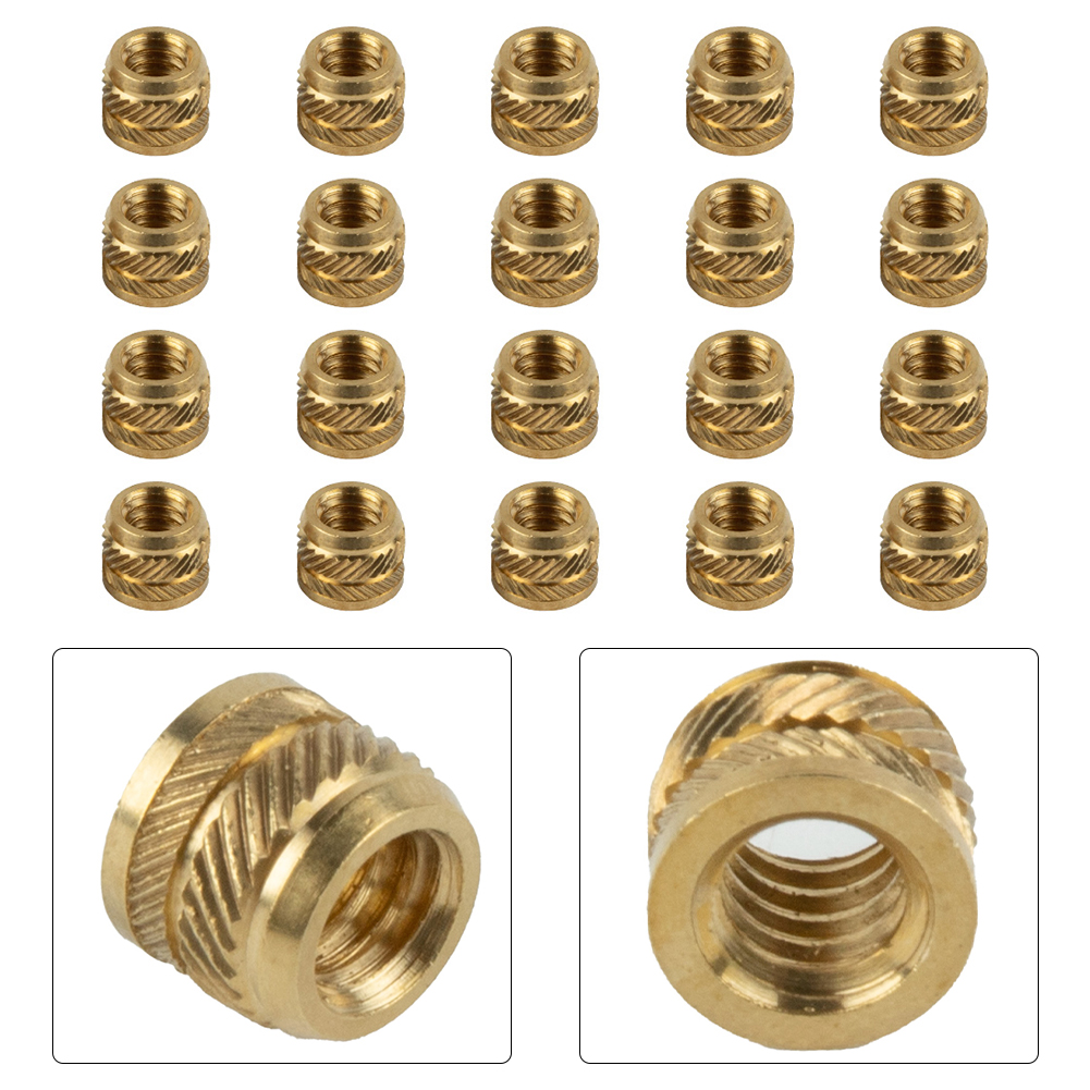 20pcs Brass Nuts 1/4-20 Thread - Home Improvement Warehouse ulasan dan harga