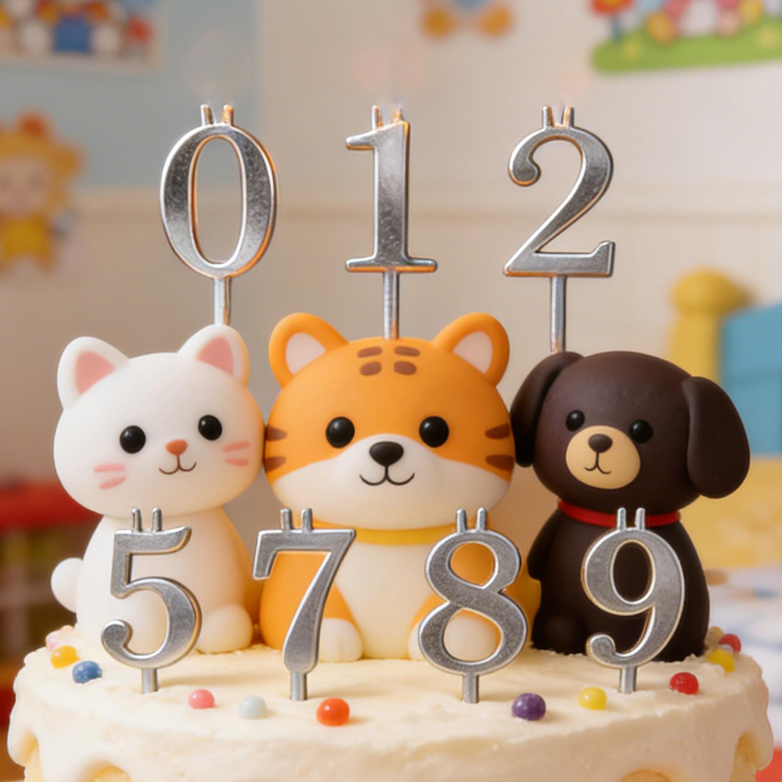 10pcs 0-9 Number Cake Toppers  - Home Improvement House ulasan dan harga